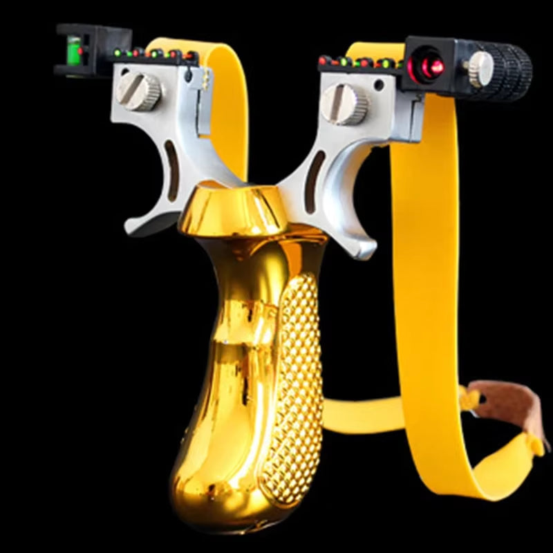 UltraShot X1 Laser Slingshot – High-Precision Hunting Catapult with Quick-Change Bands & Ergonomic Grip