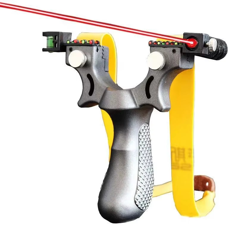 UltraShot X1 Laser Slingshot – High-Precision Hunting Catapult with Quick-Change Bands & Ergonomic Grip
