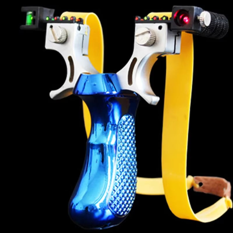 UltraShot X1 Laser Slingshot – High-Precision Hunting Catapult with Quick-Change Bands & Ergonomic Grip